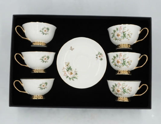 12Pcs Cup Saucers Set