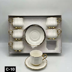 12Pcs Cup Saucers Set