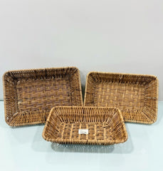 Deep Sq Storage Basket 3Pcs