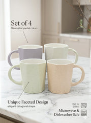 4 Pcs Fancy Mugs Set