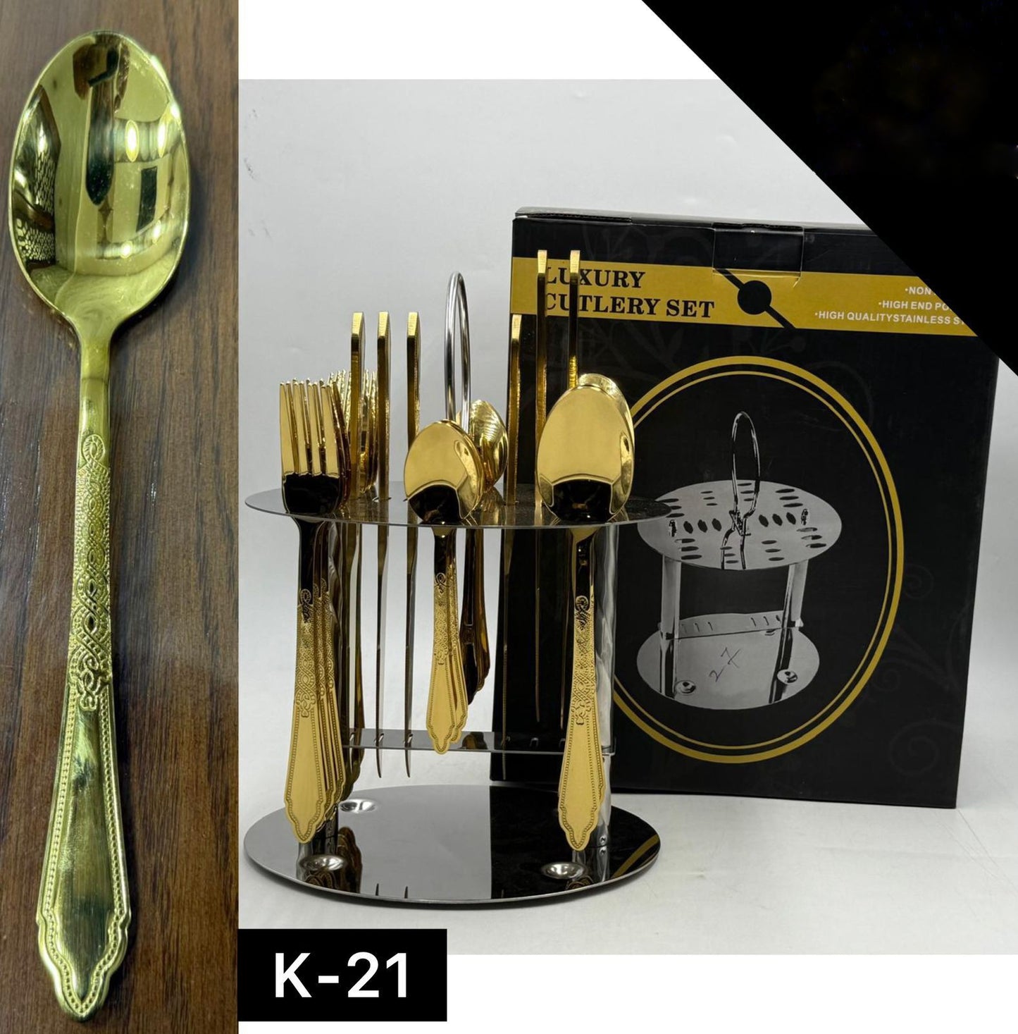 Cutlery Stand Set 24 Pcs