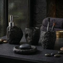 4 Pcs Fiber Bathroom Set