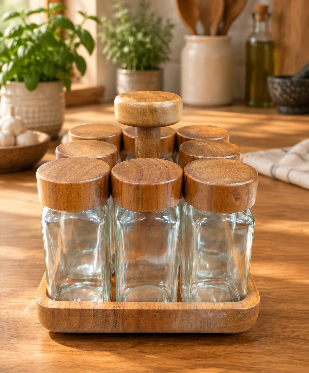 Revolving Masala Spice Rack