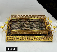 Rectangle Tray Set 2 Pcs