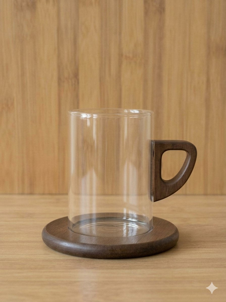 The Frosted Coffee Mug with Saucer