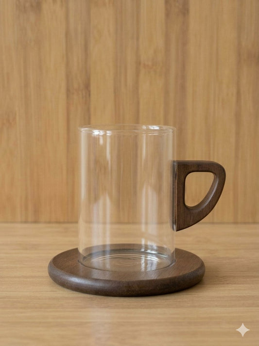 The Frosted Coffee Mug with Saucer