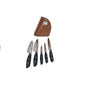 Knief Set Black (Oval Stand)6pcs