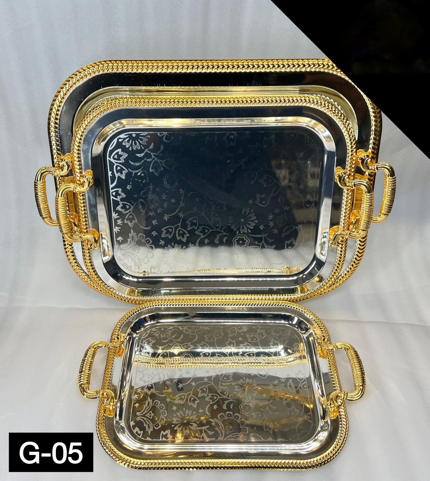 Luxury Tray Set 3Pcs