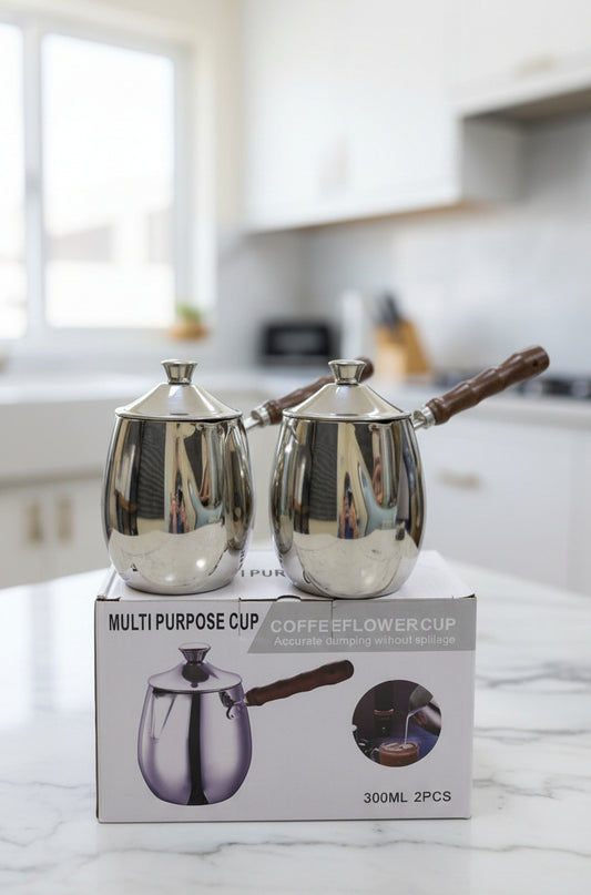 Turkish Coffee Serving Pot 2 Pcs Set