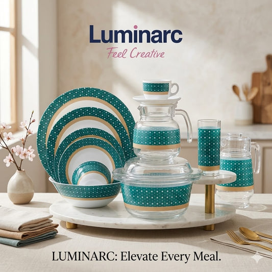 Luminarc 73pcs 8 Persons Dinner Set