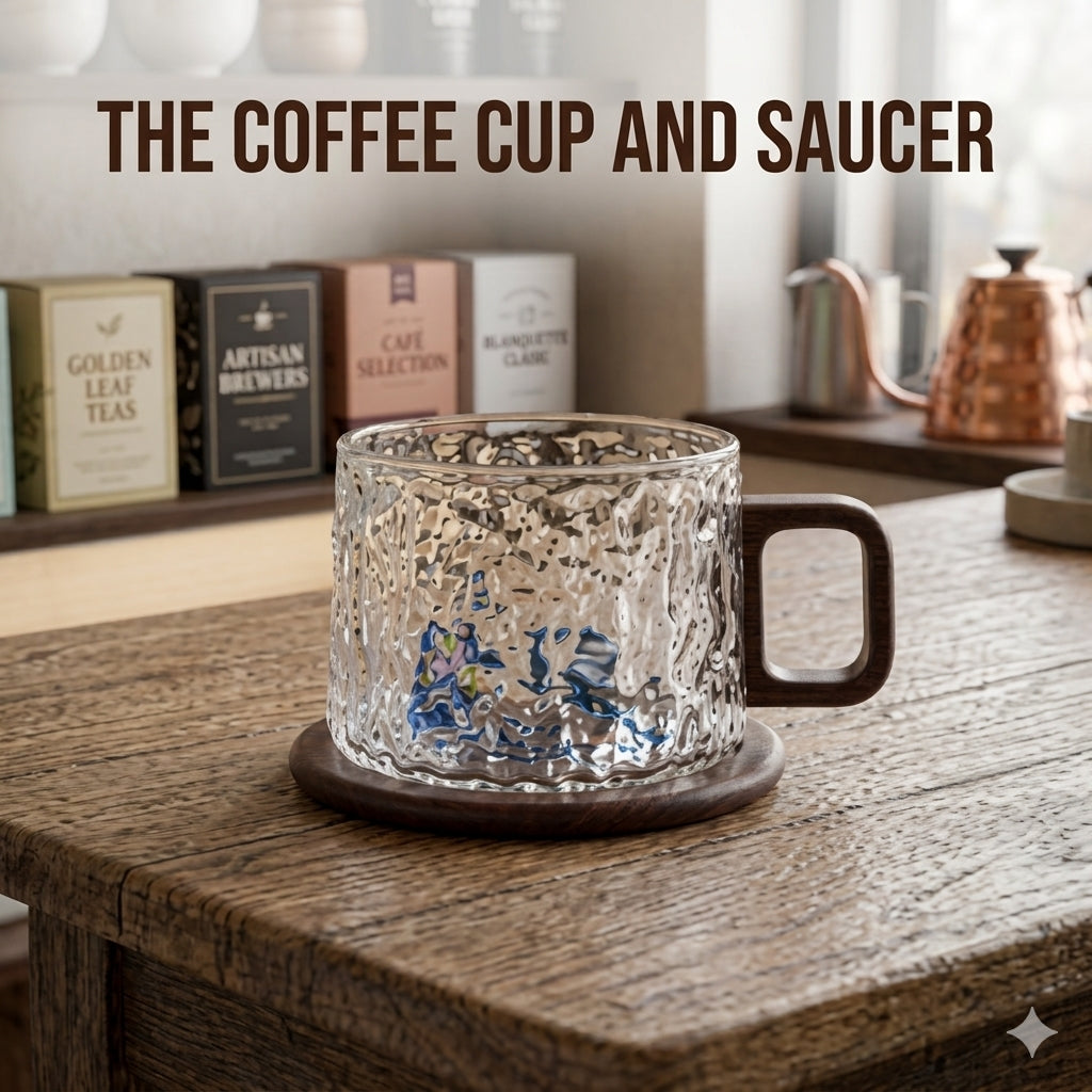 The Frosted Coffee Mug With Saucer