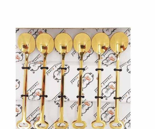 Tea Spoon Gold 6 Pcs