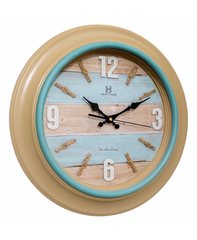 Heritage Wall Clock Ocean 18 Inches