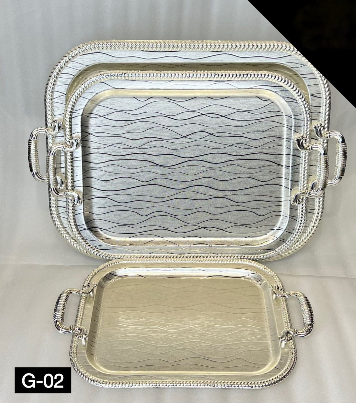 Luxury Tray Set 3Pcs