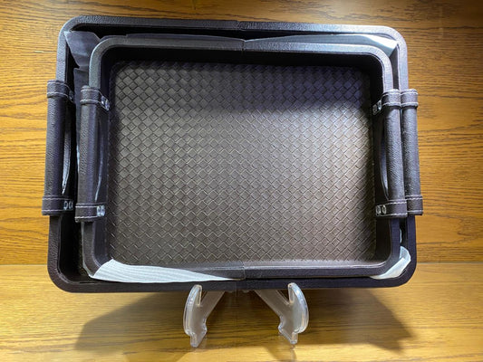 Leather Tray 2Pcs Set