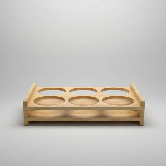 Bamboo Glass Holder Stand