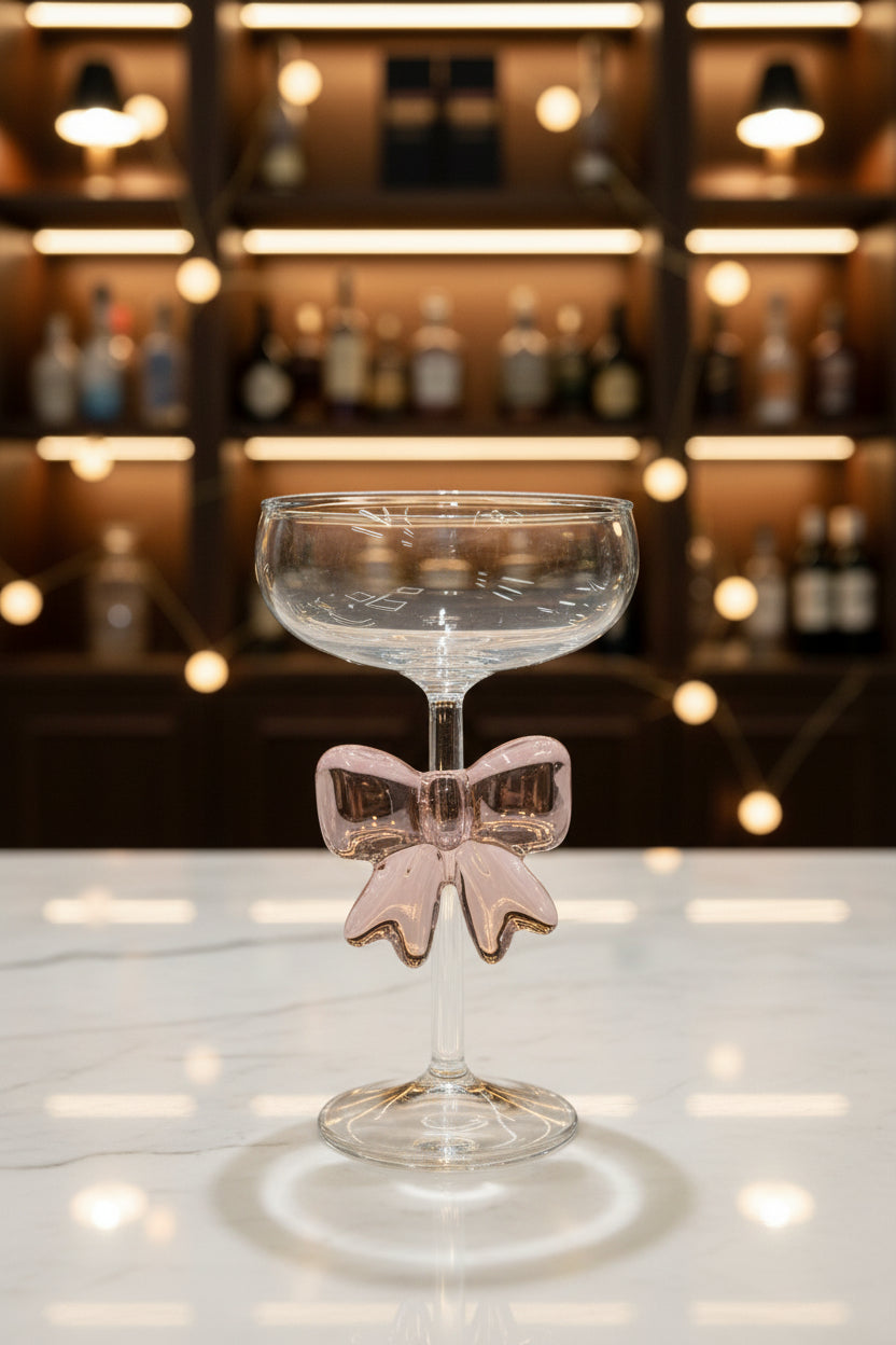 The Pink Bow Glass 🎀