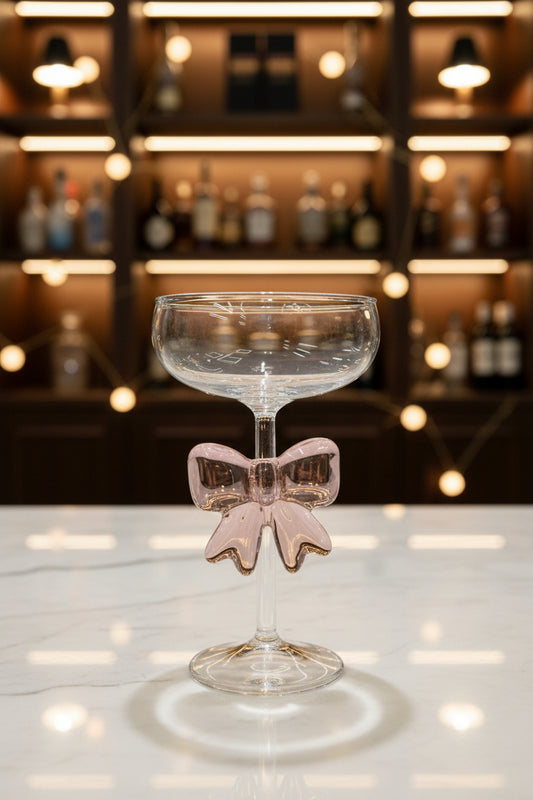 The Pink Bow Glass 🎀