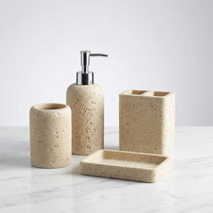 4 Pcs Fiber Bathroom Set