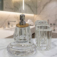 4 Pcs Acrylic Bathroom Set