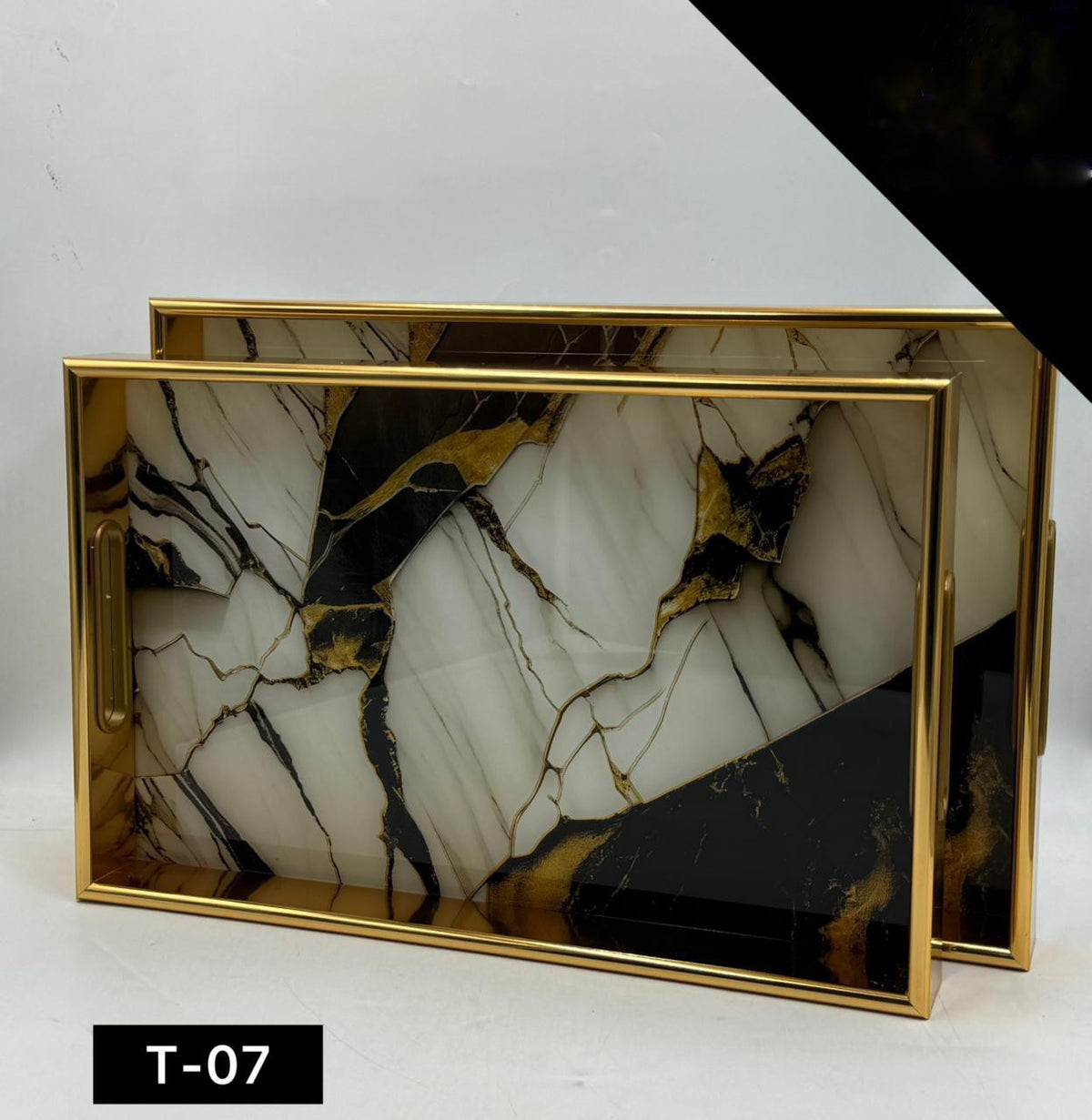Acrylic Tray Set 2 Pcs