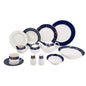 Navy Blue Dinner Set 47 Pcs 6 Person