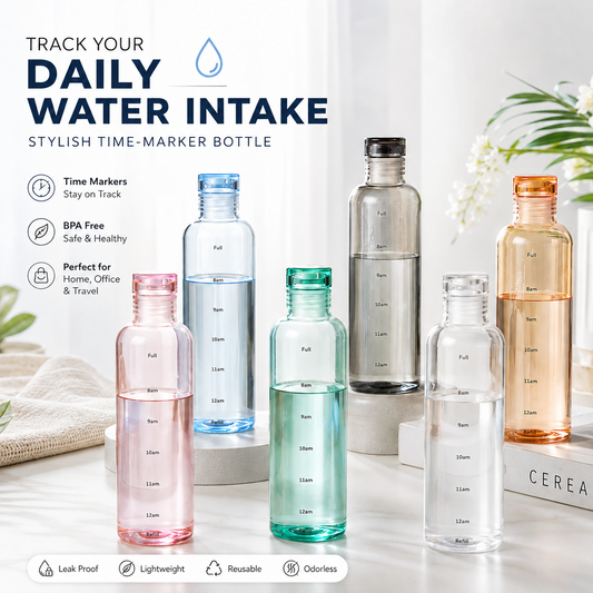 Time Marker Long Glass Bottle 1000ml