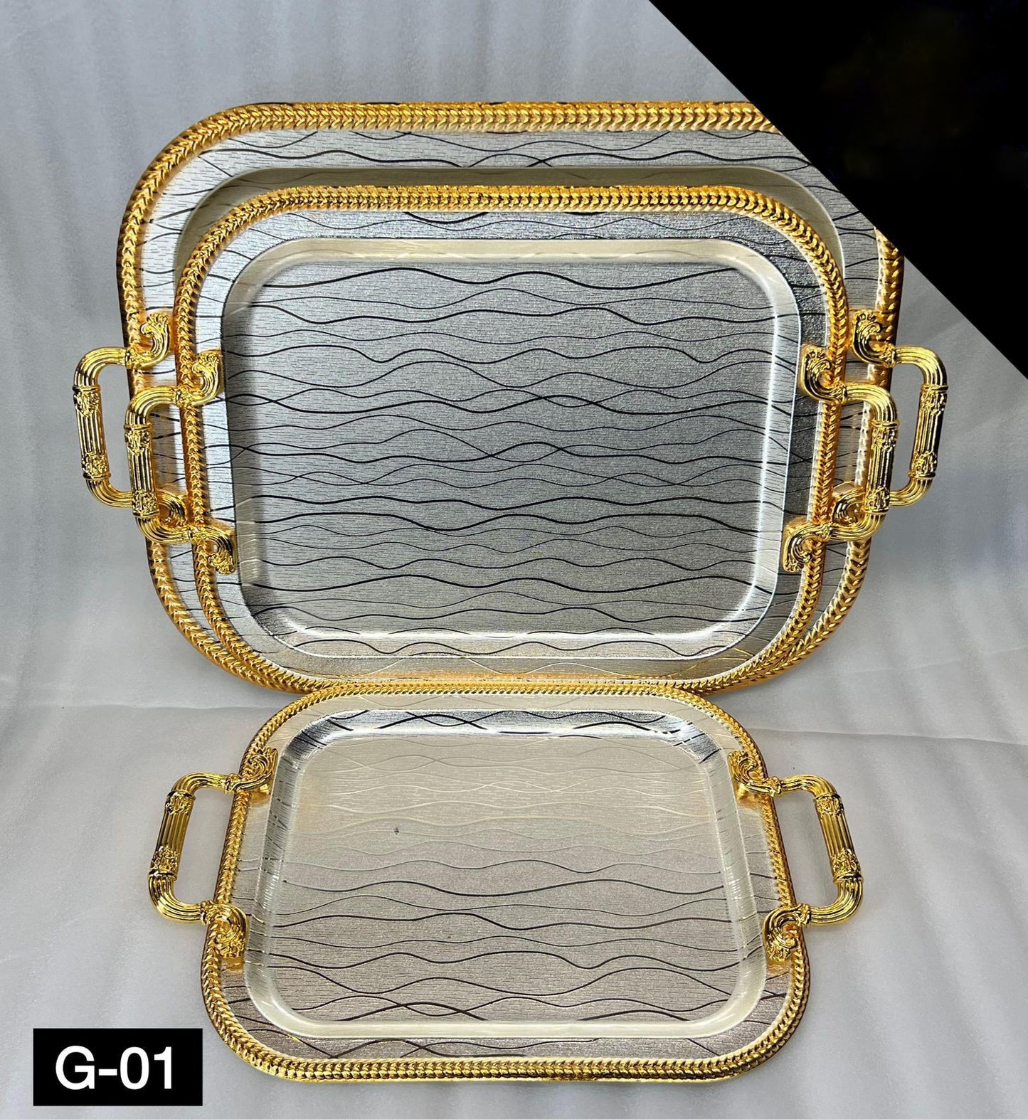 Luxury Tray Set 3Pcs