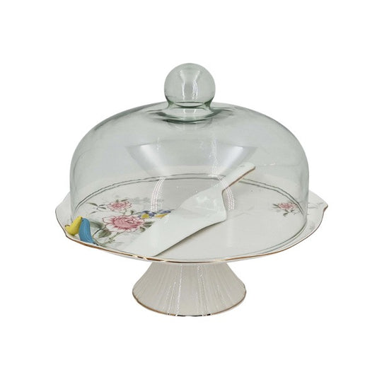 Cake Dish With Glass Cover