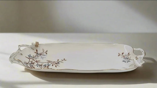 Bird Leaves Tray