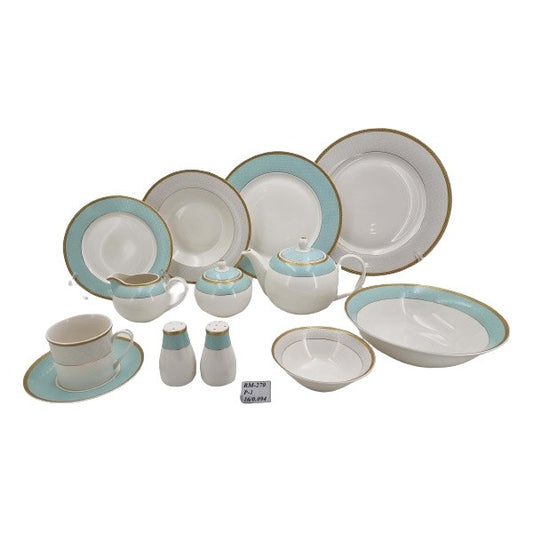 Cray Gray Dinner Set 6 Person 47 Pcs