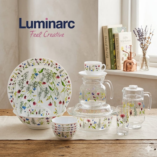 Luminarc 73pcs 8 Persons Dinner Set