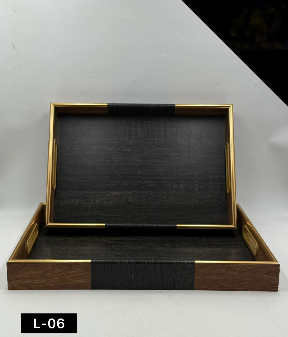 Acrylic Tray Set 2 Pcs