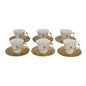 Bird Cup Saucer Set 6Pcs