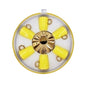 Long Style Cup Saucer 6 Pcs