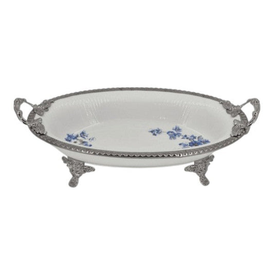 Oval Dish Silver