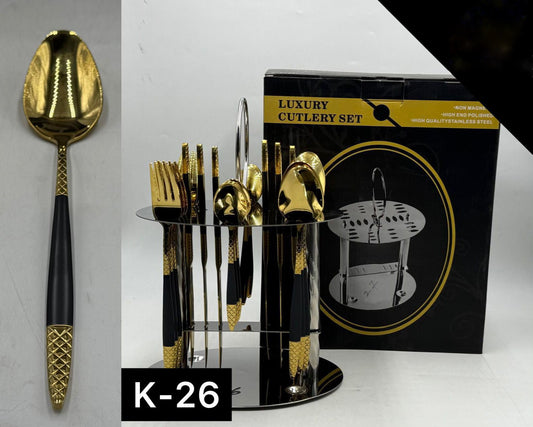 Cutlery Stand Set 24 Pcs