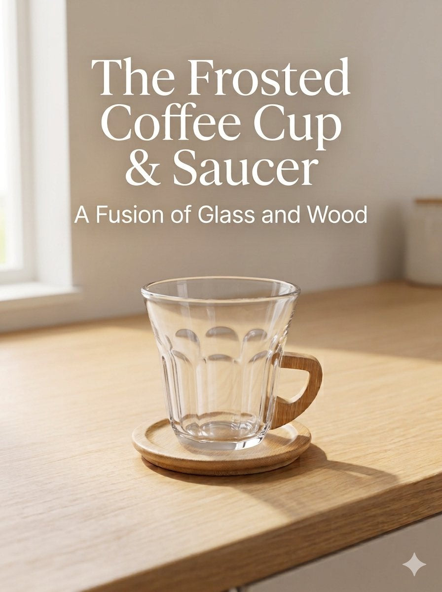 The Frosted Coffee Mug with Saucer