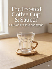 The Frosted Coffee Mug with Saucer