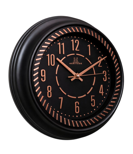 Heritage Wall Clock Vintage 15 Inches