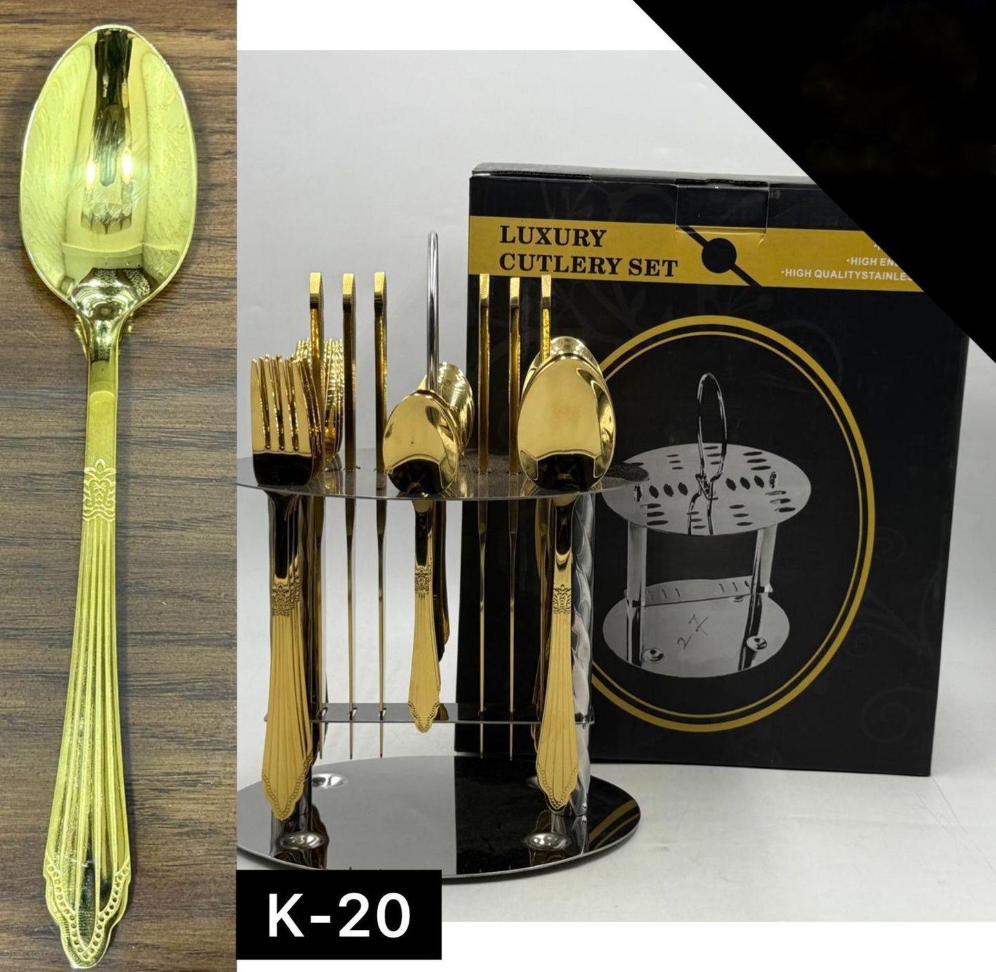 Cutlery Stand Set 24 Pcs