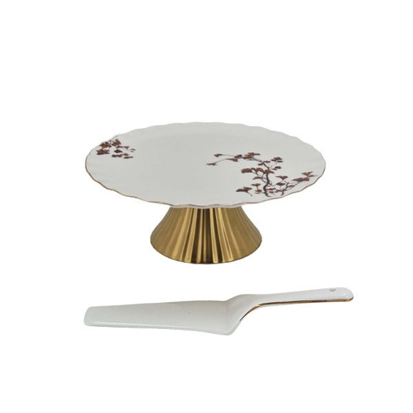 Cake Dish With Cake Server