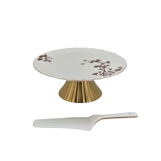 Cake Dish With Cake Server