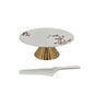 Cake Dish With Cake Server