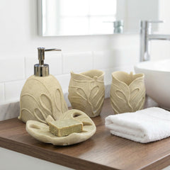 4 Pcs Fiber Bathroom Set
