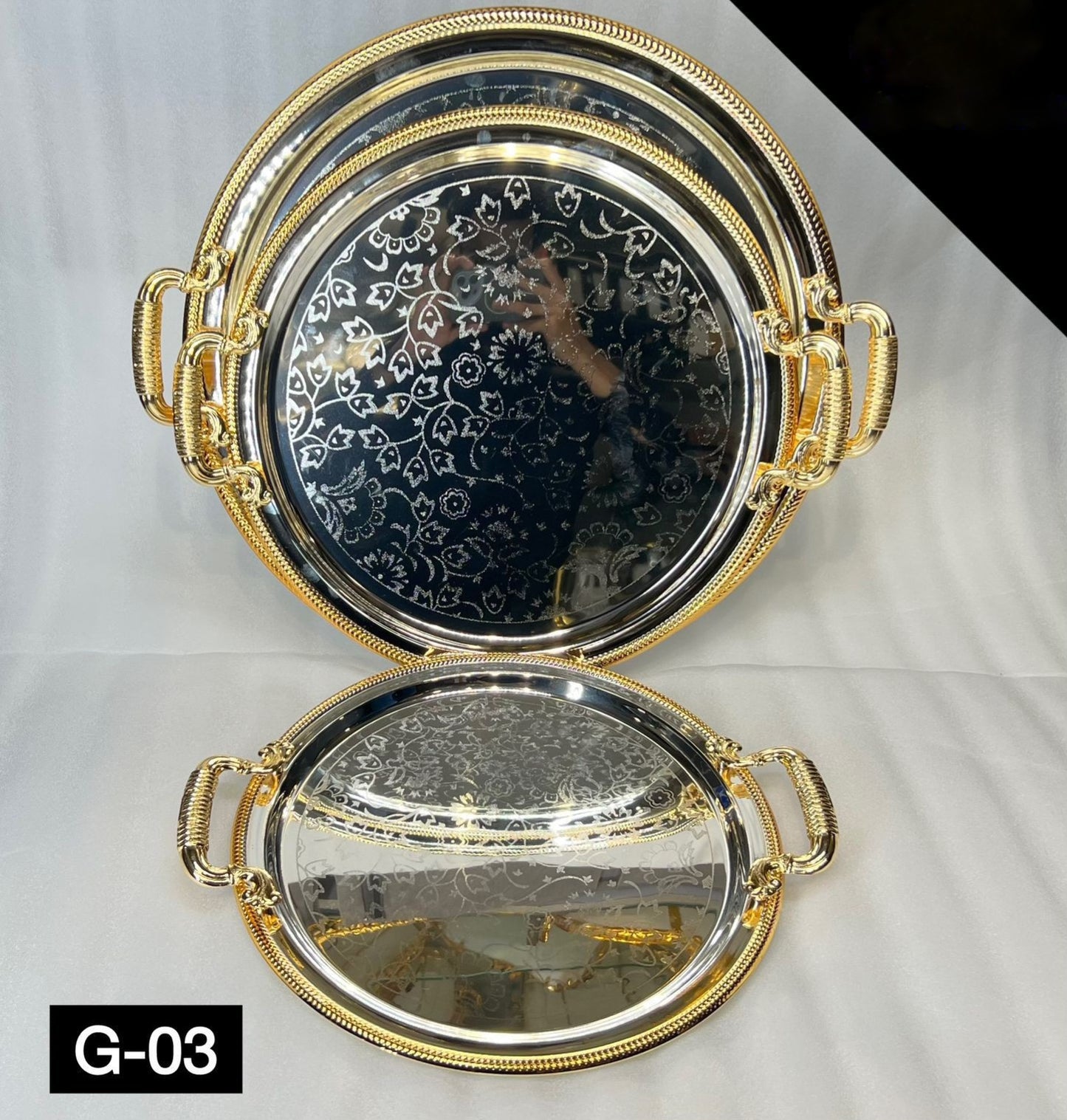 Luxury Tray Set 3Pcs