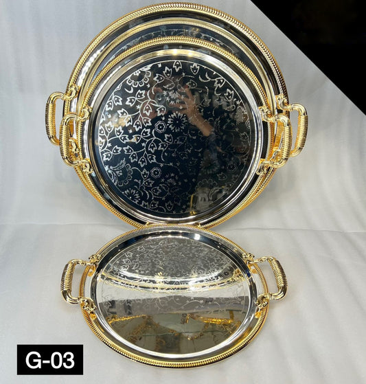 Luxury Tray Set 3Pcs