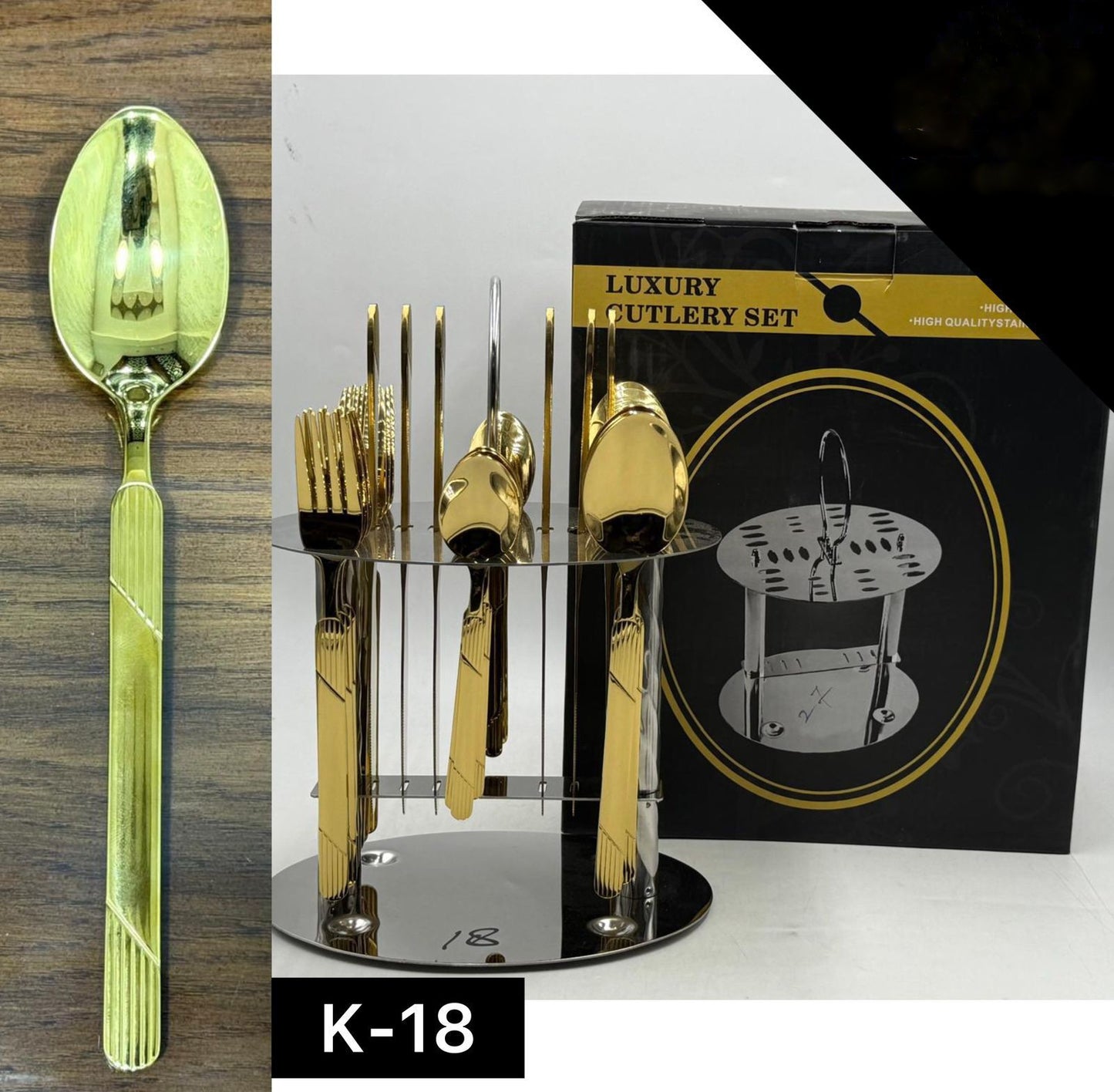 Cutlery Stand Set 24 Pcs