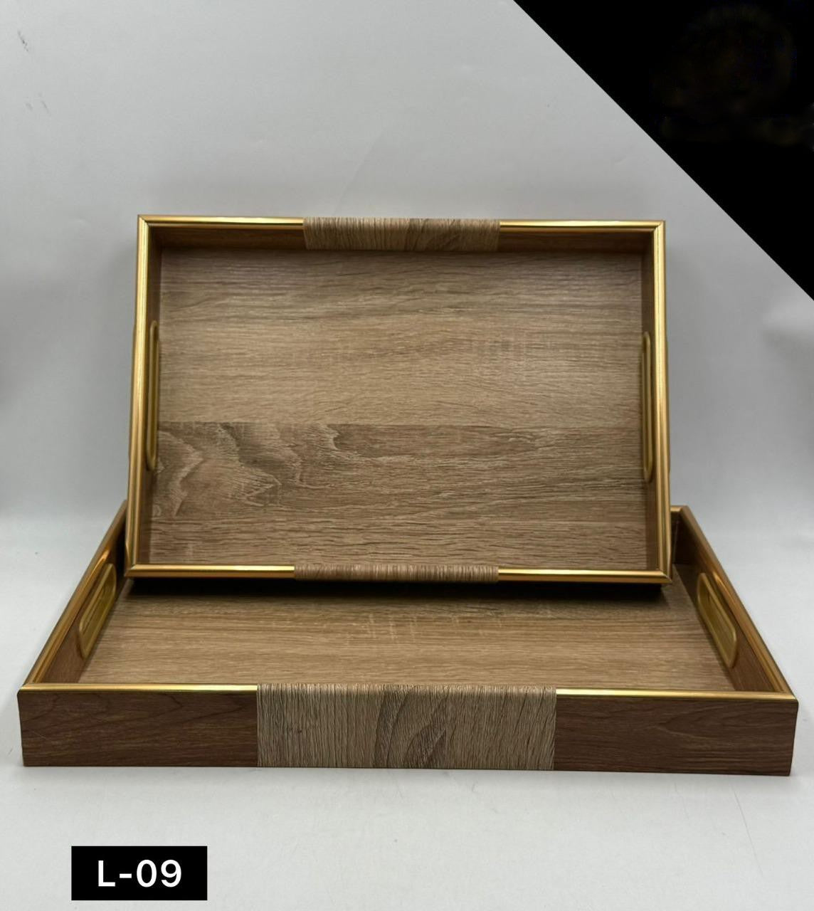 Acrylic Tray Set 2 Pcs