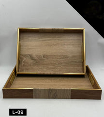 Acrylic Tray Set 2 Pcs